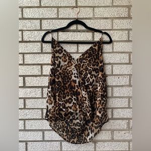 Halter Leopard Print Top